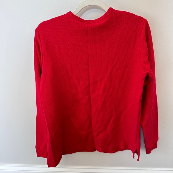 Natalie Pajama grams red long sleeve thermal and plaid pants - Picture 4 of 6